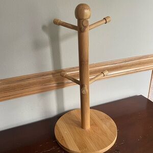 Wooden bag charm holder!